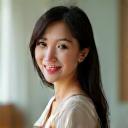 Portrait of Sarah Chen, a composed and thoughtful Asian-American woman